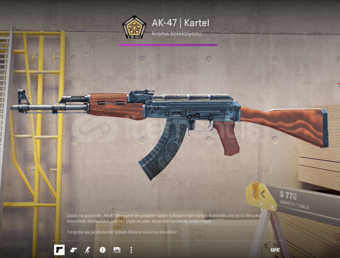 AK-47 | Cartel (Minimal Wear) AK-47 | Cartel (Minimal Wear)
