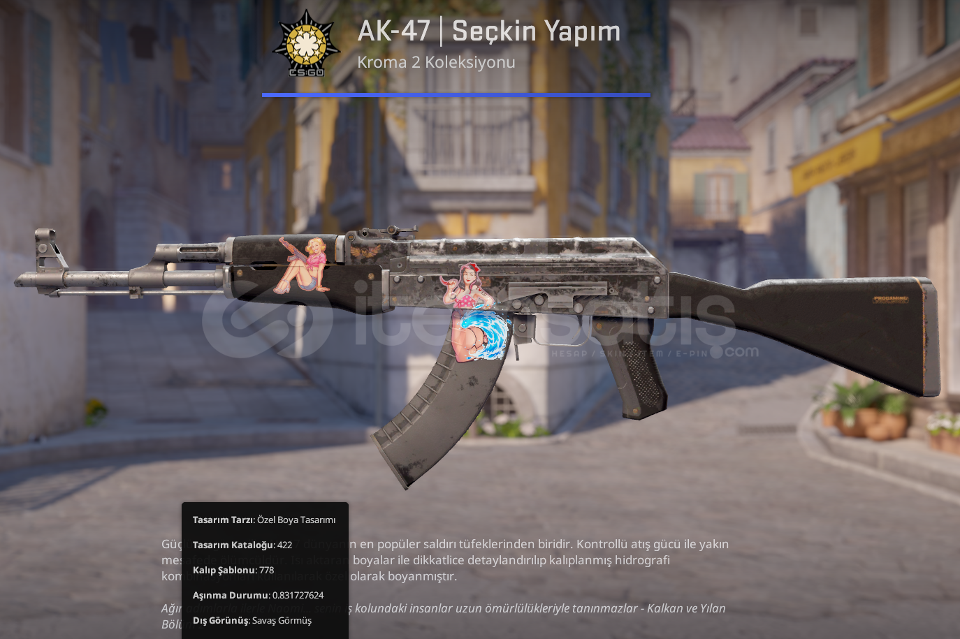 AK-47 | Elite Build (Battle-Scarred) 0.83 AK-47 | Elite Build (Battle-Scarred) 0.83