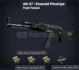 AK-47 Emerald Pinstripe Field Tested