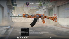 AK-47 | Emniyet Ağı MW 0.10 float