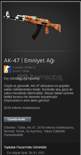 AK-47 Emniyet Ağı - Safety Net (Minimal Wear)