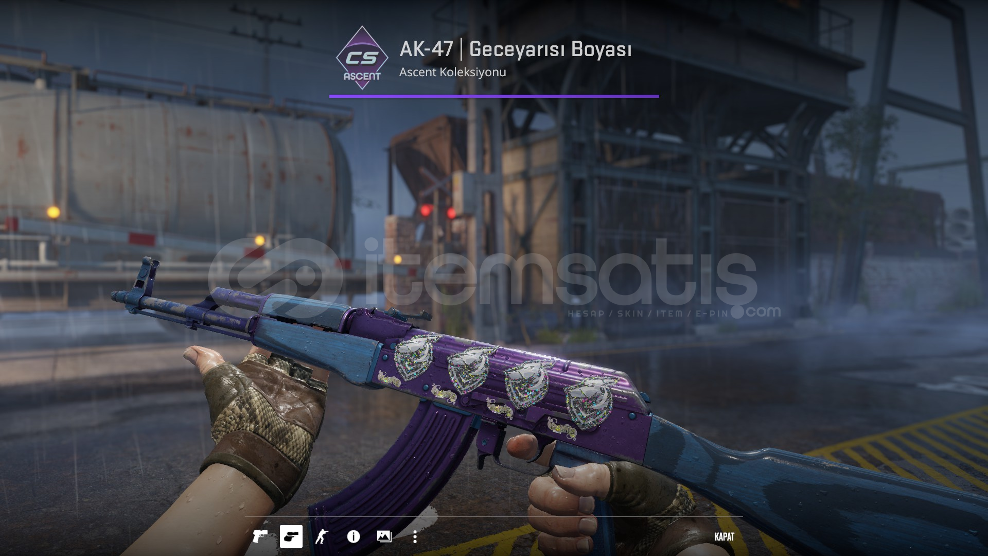 AK-47 | Geceyarısı Boyası GÖREVDE KULLANILMIŞ  AK-47 | Geceyarısı Boyası GÖREVDE KULLANILMIŞ