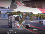 Ak-47 Zeytin Kamuflaj 3X süs