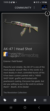 AK-47 HEADSHOT FIELD TESTED CHARMLI