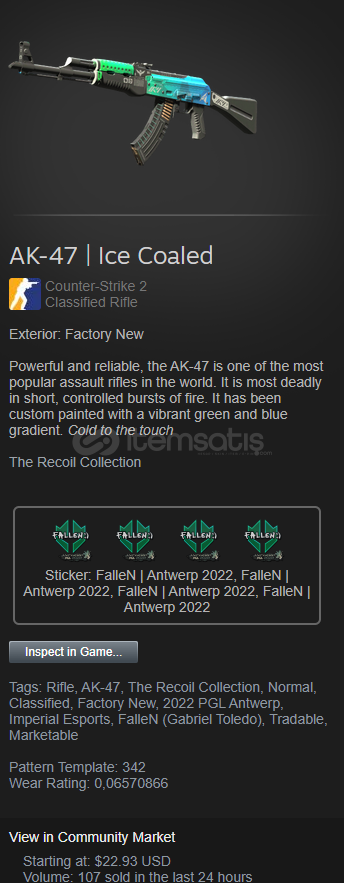 AK-47 | Ice Coaled AK-47 | Ice Coaled