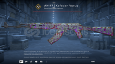 AK-47 | Kafadan Vuruş (Eskimiş)