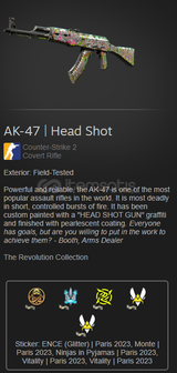 AK-47 | Kafadan Vuruş / Head Shot (FT)