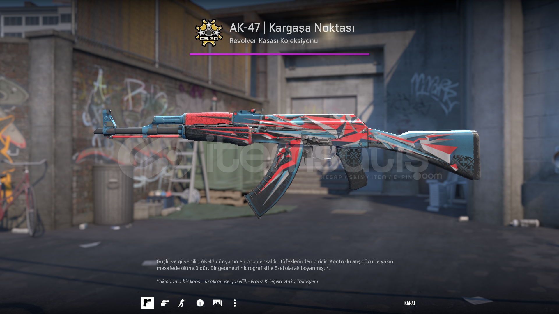⭐️AK-47 Kargaşa Noktası (FT) 0.19 FLOAT!⭐️ ⭐️AK-47 Kargaşa Noktası (FT) 0.19 FLOAT!⭐️