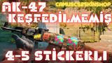 AK-47 Keşfedilmemiş 4-5 Stickerli 