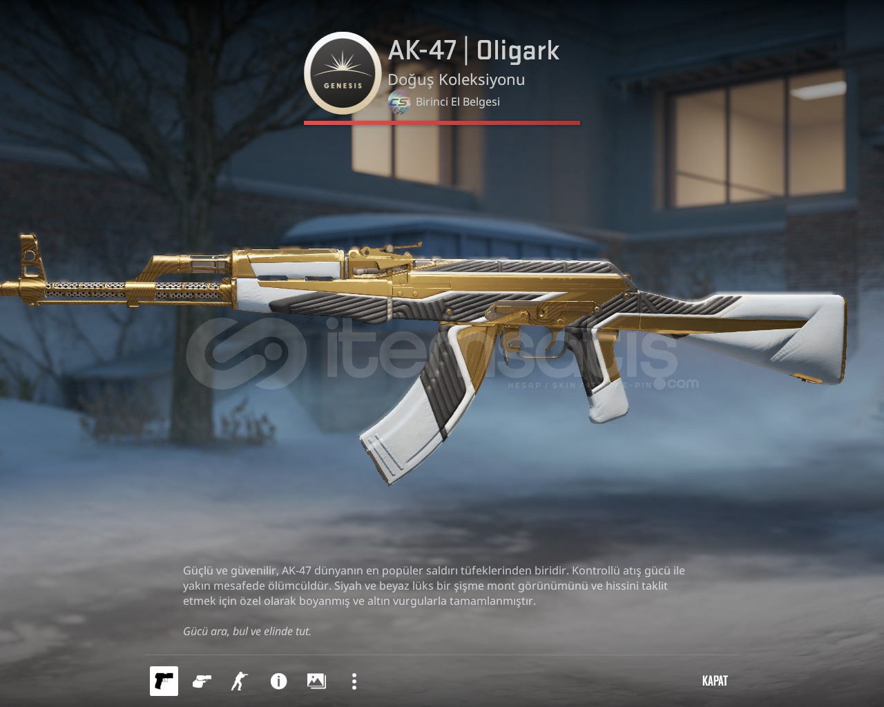 AK-47 Oligark Az aşınmış AK-47 Oligark Az aşınmış