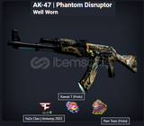 AK-47 Phantom Disruptor Well Worn