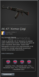 AK-47 Redline Well-Worn 4 Sticker
