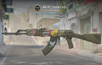 AK-47 | Safari Ağı (STİCKERLI Görevde K.)