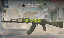 AK-47 | Safari Ağı (STİCKERLI Görevde K.)
