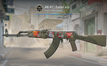 AK-47 | Safari Ağı (STİCKERLI Görevde K.)