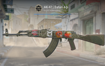 AK-47 | Safari Ağı (STİCKERLI Görevde K.)