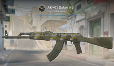 AK-47 | Safari Ağı (STİCKERLI Görevde K.)
