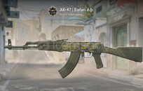 AK-47 | Safari Ağı (STİCKERLI Görevde K.)