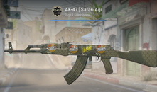 AK-47 | Safari Ağı (STİCKERLI Görevde K.)