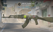 AK-47 | Safari Ağı (STİCKERLI Görevde K.)