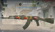 AK-47 | Safari Ağı (STİCKERLI Görevde K.)