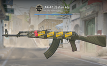 AK-47 | Safari Ağı (STİCKERLI Görevde K.)