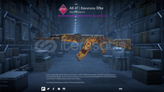 AK-47 | Searing Rage AZ AŞINMIŞ AK-47 | Searing Rage AZ AŞINMIŞ