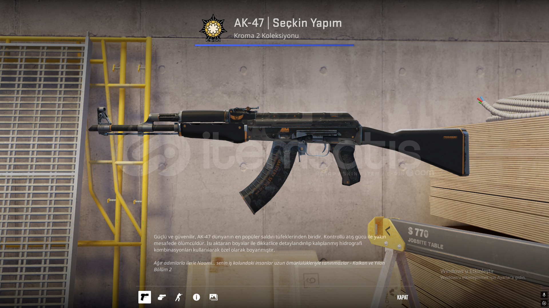 AK-47 | Seçkin Yapım AK-47 | Seçkin Yapım