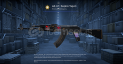 AK-47 | Seçkin Yapım stickerli