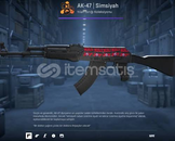 Ak-47 Simsiyah Stickerlıı