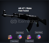 AK-47 Slate Field Tested 35 T RUSH BOOST HOLO