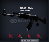 AK-47 Slate Field Tested 49 BAD NEWS 2022