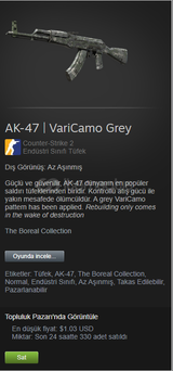 AK-47 | VariCamo Grey Az Aşınmış