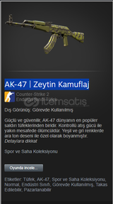 AK-47 | Zeytin Kamuflaj