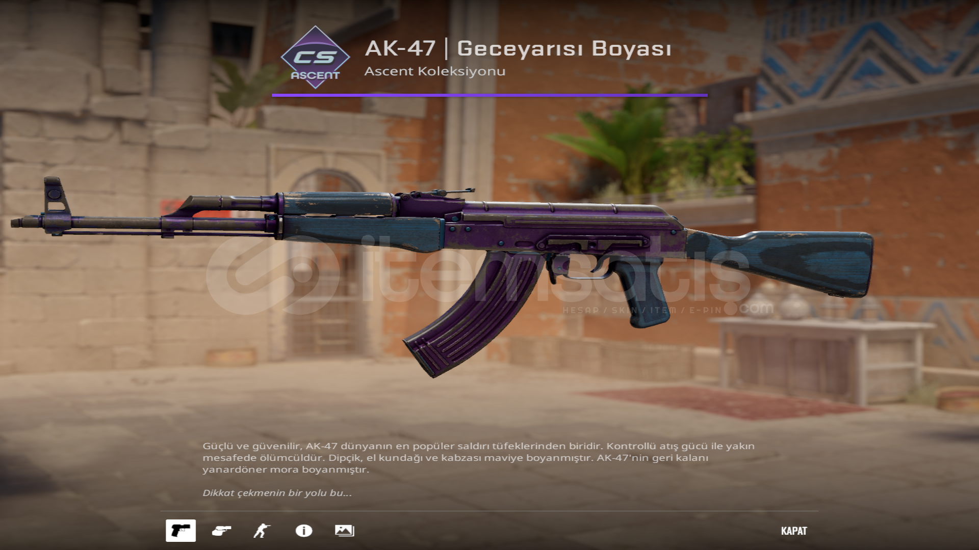 ak47 Geceyarısı Boyası ak47 Geceyarısı Boyası