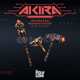 ⭐Akira Animated Weapons & Tools Set⭐