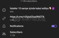 Aktif 1.128 aboneli telegram kanalı Aktif 1.128 aboneli telegram kanalı