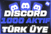 ⭐[AKTİF] DISCORD 1000 ÜYE ⭐