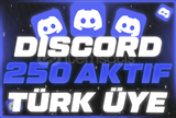 ⭐[AKTİF] DISCORD 250 TÜRK ÜYE ⭐