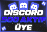 ⭐[AKTİF] DISCORD 500 ÜYE ⭐