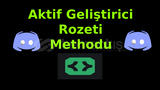 Aktif Geliştirici Alma Methodu