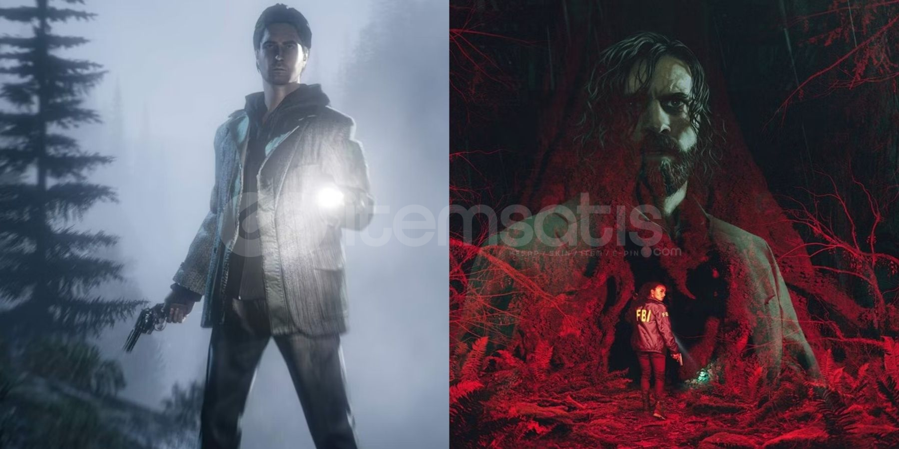 Alan Wake Remastered+Alan Wake 2 PS4&PS5  Alan Wake Remastered+Alan Wake 2 PS4&PS5