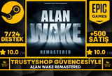 Alan Wake Remastered + Garanti 7/24 Destek