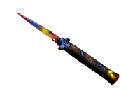 Stiletto Knife | Marble Fade