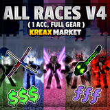 ALL RACES V4 / BLOX FRUITS HESAP