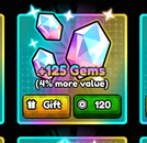 All Star Tower Defense 125 Gems