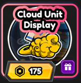 All Star Tower Defense Cloud Unit Display