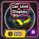 ✨All Star Tower Defense Car Unit Display✨