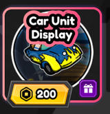 All Star Tower Defense Car Unit Display