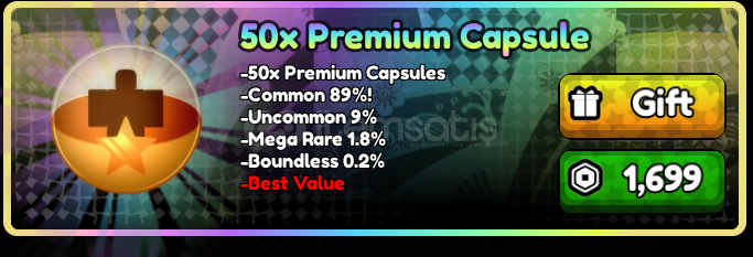 All Star Tower Defense X 50x Premium Capsule All Star Tower Defense X 50x Premium Capsule